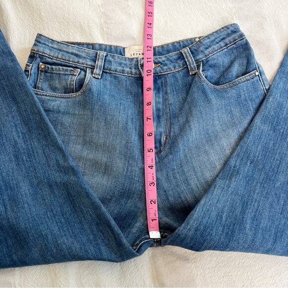 Sezane Straight Leg High Rise Jeans Size 28 - Picture 7 of 10
